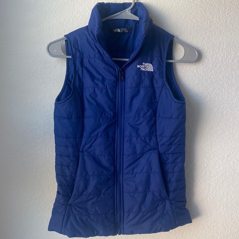 Youth girl North Face puffer vest
